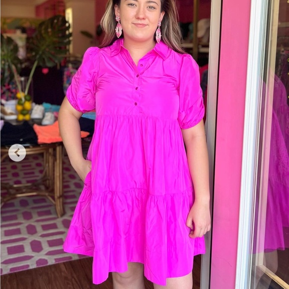 Lilly Pulitzer Bright Pink Crissa Mini Dress - Picture 10 of 11